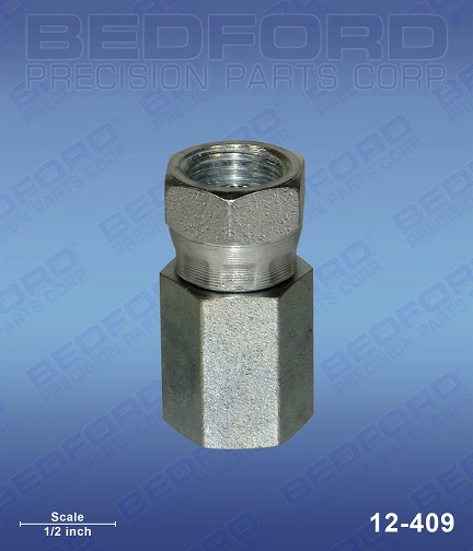 Bedford 12-409 is Binks 83-1935 Swivel Adapter aftermarket replacement